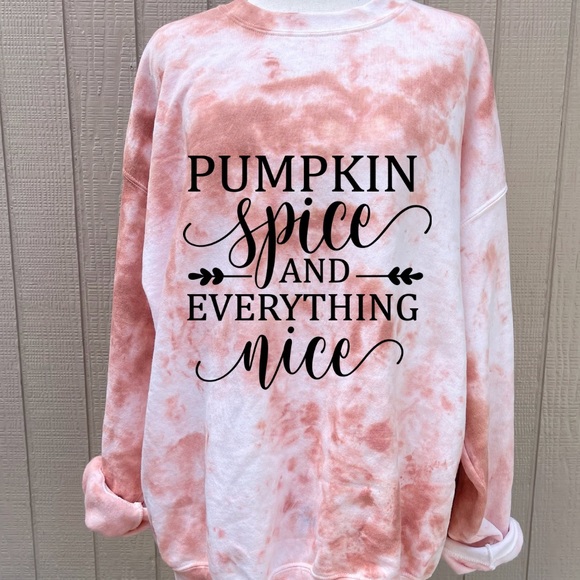 NEW Pumpkin Spice Sweatshirt, Pumpkin Spice Top - Picture 2 of 4